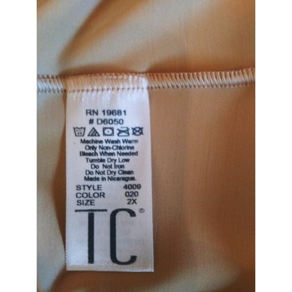 TC Fine Intimates Just Enough Tummy Control Hi-Waist Thigh Slimmer 2X NWT - Picture 6 of 7